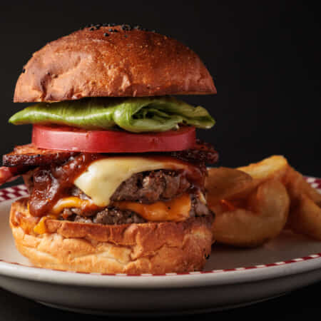 バーベキューベーコンダブルチーズバーガー｜芝公園でハンバーガーのテイクアウト・デリバリーならMUNCH'S BURGER SHACK